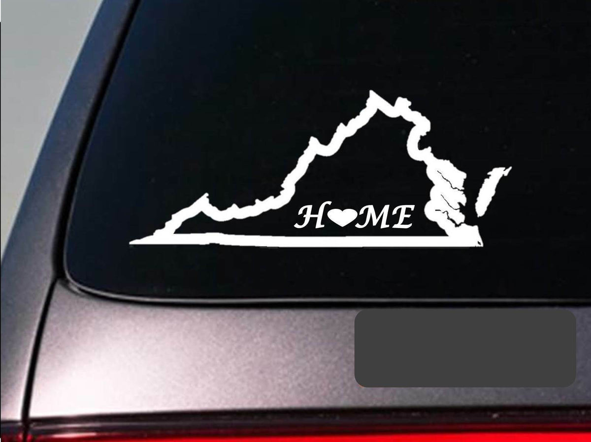 Virginia Home Vinyl Decal – 6 Inch