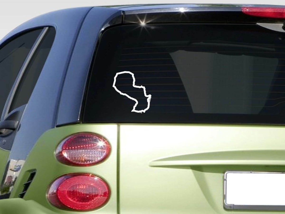 Paraguay Vinyl Decal – 6 Inch