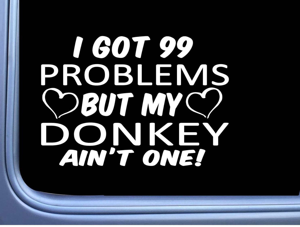 Donkey Vinyl Decal – 8 Inch