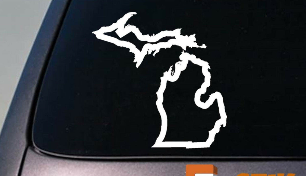 Michigan State Vinyl Decal – 6 Inch