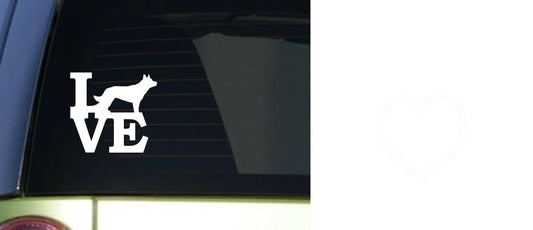 Kelpie Love Sitcker 6X Vinyl Decal – 6 Inch