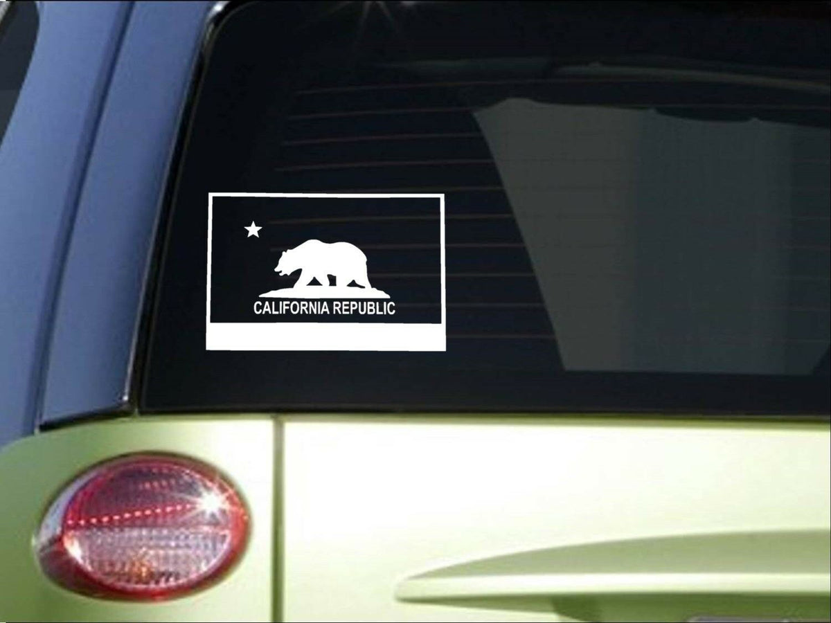 California Flag Vinyl Decal – 8 Inch