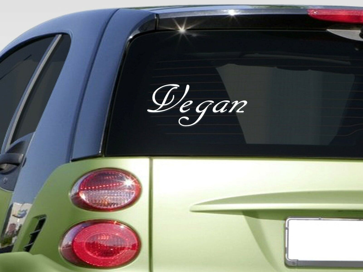 Vegan Vinyl Decal – 6 Inch