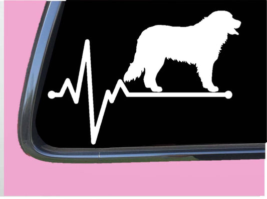 Bernese Mountain Dog Lifeline Vinyl Decal – 8 Inch