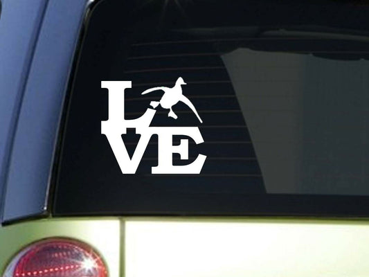 Love Duck Vinyl Decal – 6 Inch