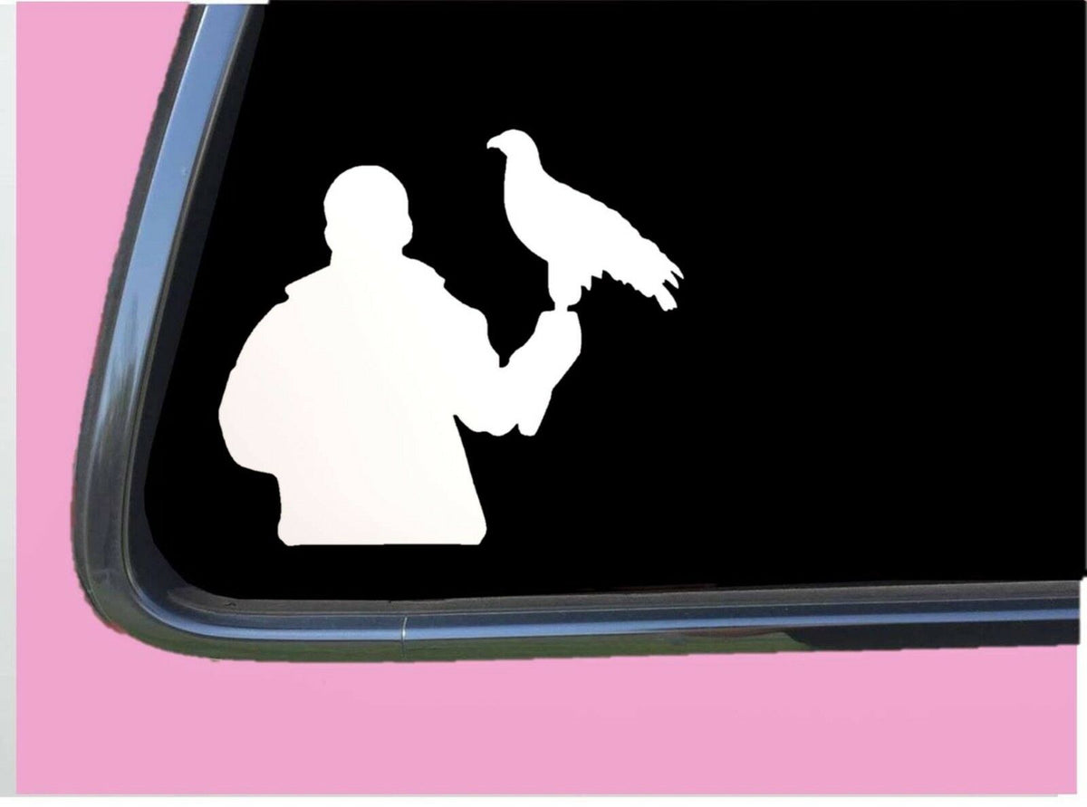 Falconry No Hood Vinyl Decal – 6 Inch