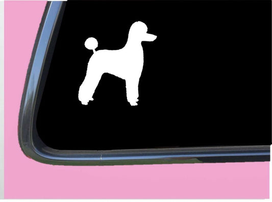 Poodle Pet Cut Vinyl Decal – 6 Inch