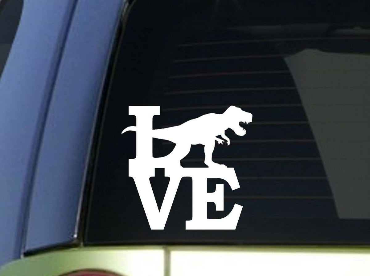T Rex Love Vinyl Decal – 6 Inch
