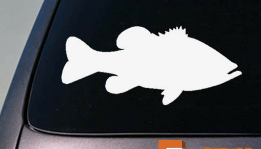 Largemouth Bass Vinyl Decal – 6 Inch