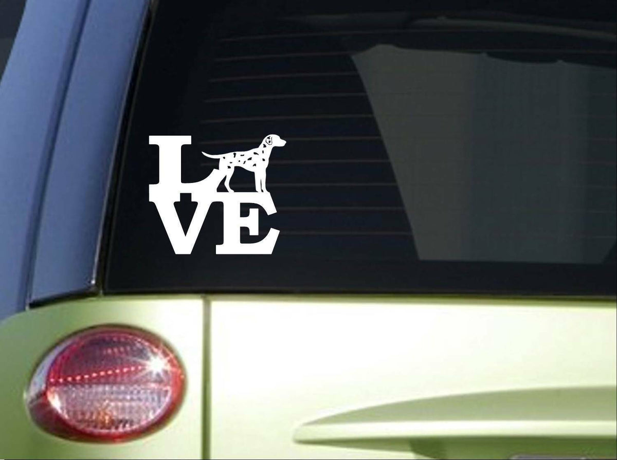 Dalmatian Love 6X Vinyl Decal – 6 Inch