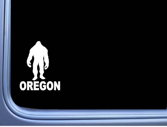 Bigfoot Oregon State Vinyl Decal – 6 Inch
