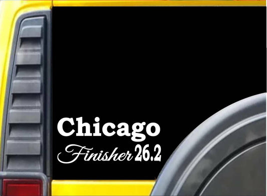 Chicago Marathon Vinyl Decal – 8 Inch