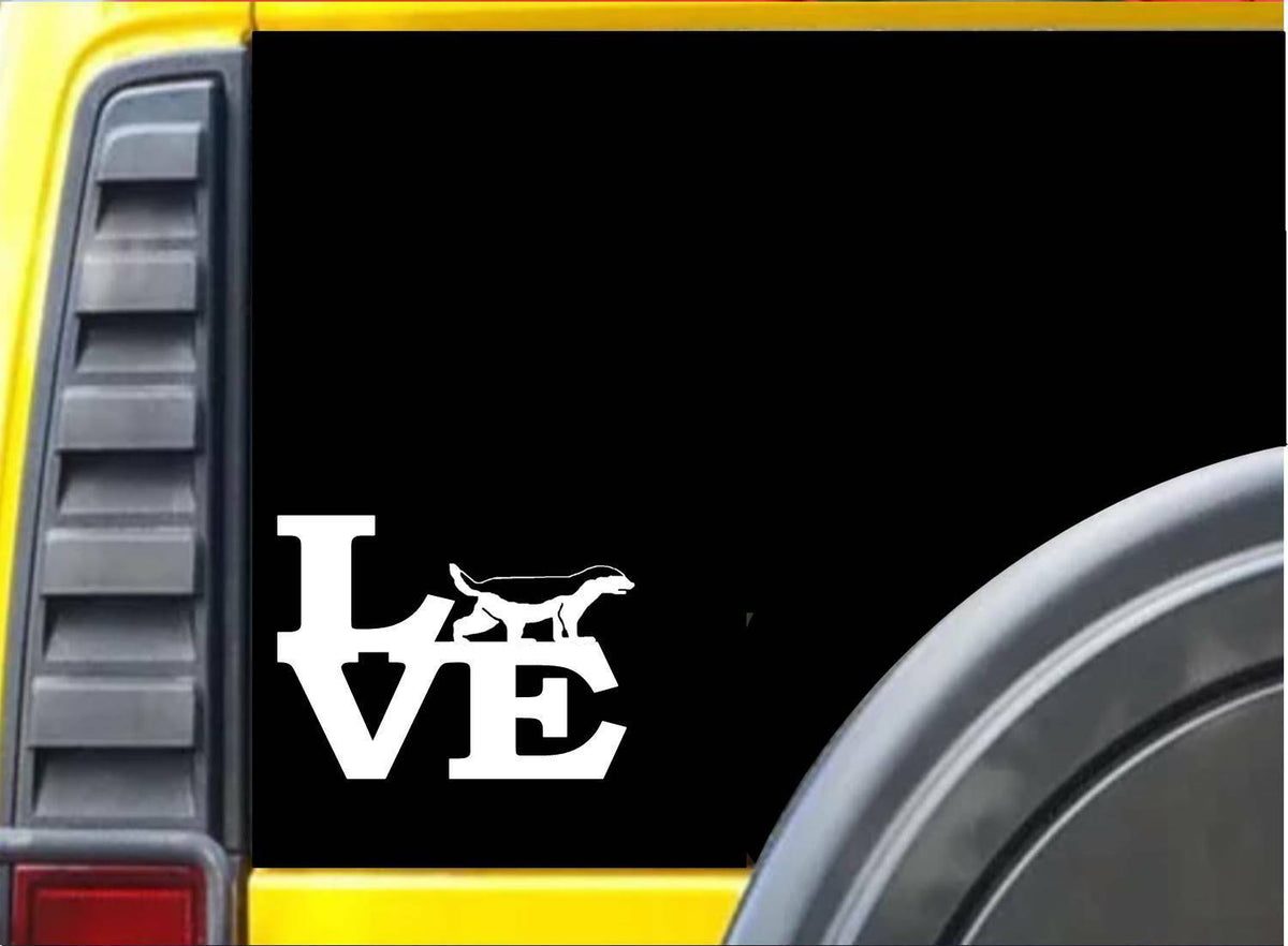 Badger Love Vinyl Decal – 6 Inch