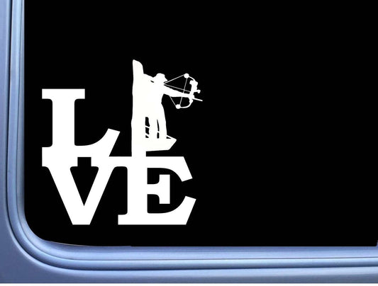 Bowhunter Love Vinyl Decal – 6 Inch