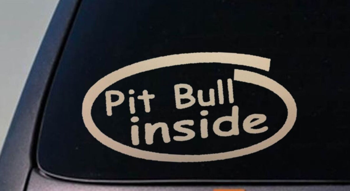 Pit Bull Vinyl Decal – 6 Inch
