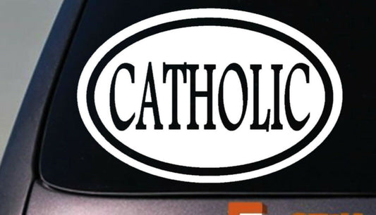 Catholic Vinyl Decal – 6 Inch