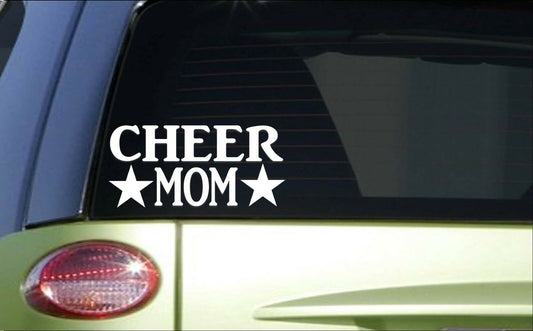 Cheer Mom Vinyl Decal – 8 Inch