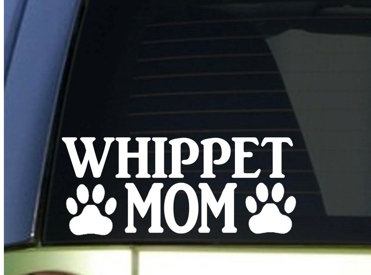 Whippet Mom Vinyl Decal – 8.5 Inch