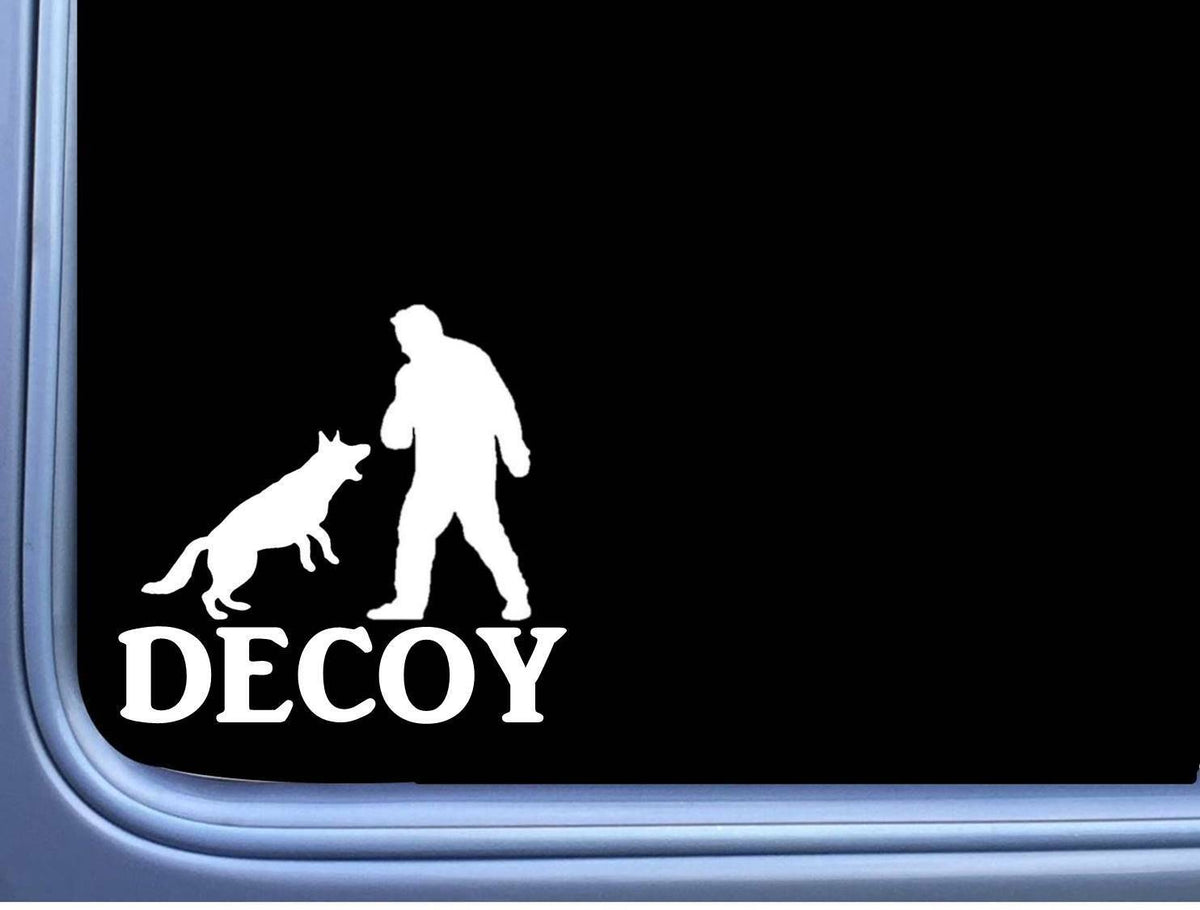Schutzhund Decoy Vinyl Decal – 8 Inch