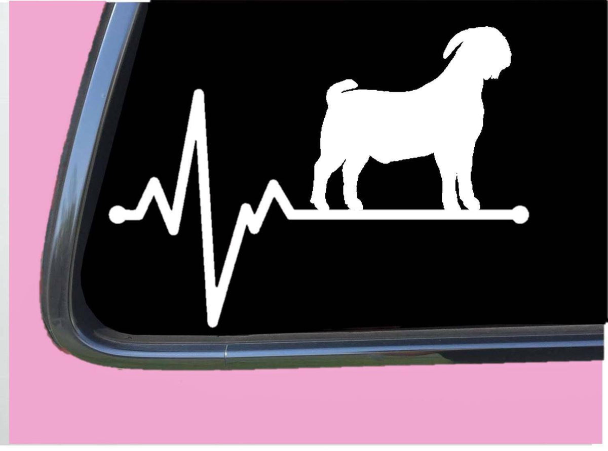 Boer Goat Lifeline Vinyl Decal – 8 Inch