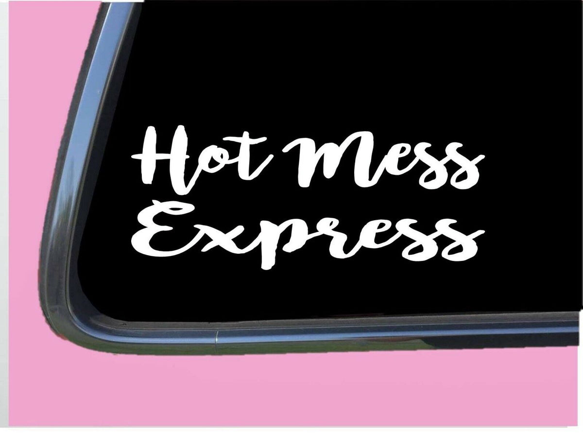 Hot Mess Express Vinyl Decal – 8 Inch