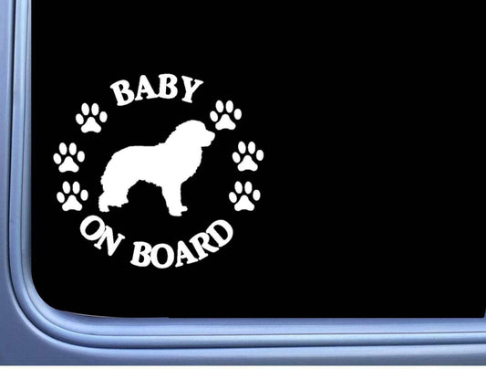 Baby on Board Great Pyrenees Vinyl Decal – 6 Inch