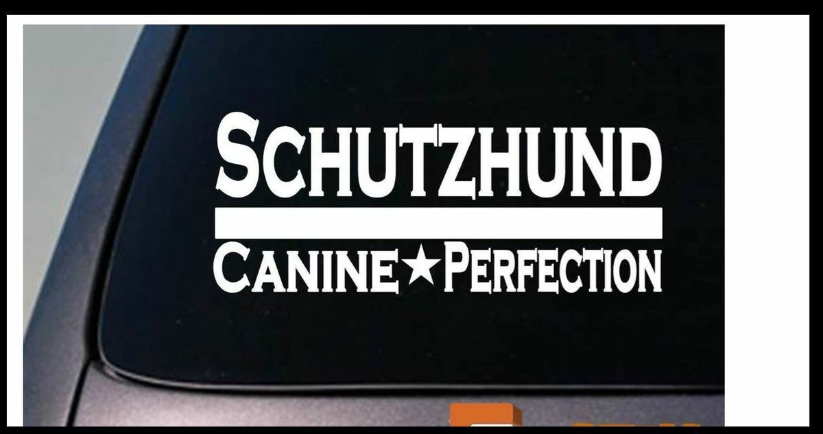 Schutzhund Vinyl Decal – 8 Inch