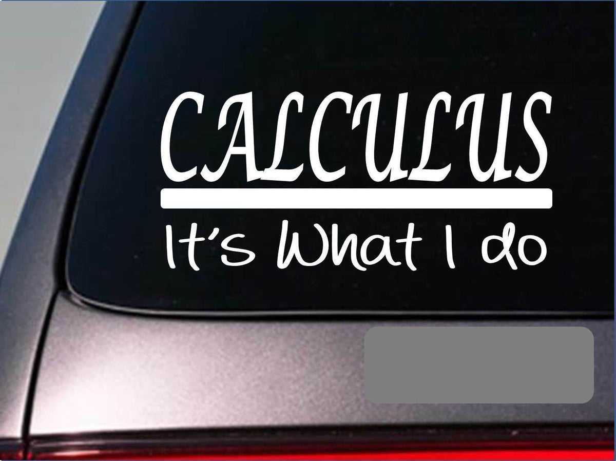 Calculus Vinyl Decal
