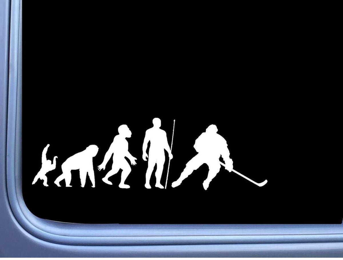 Hockey Evolution Vinyl Decal – 8 Inch