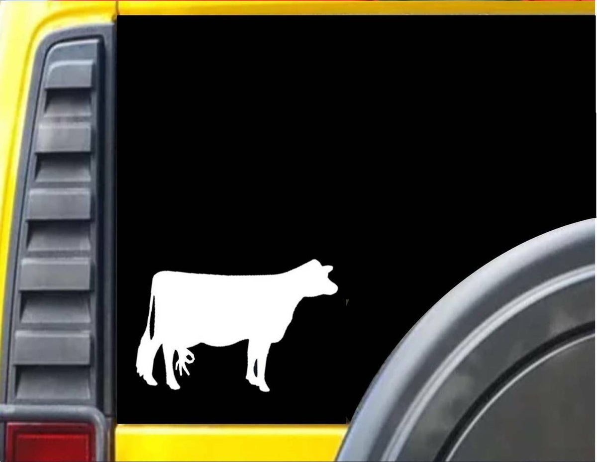 Dairy Cow Circle Game Vinyl Decal – 7 Inch