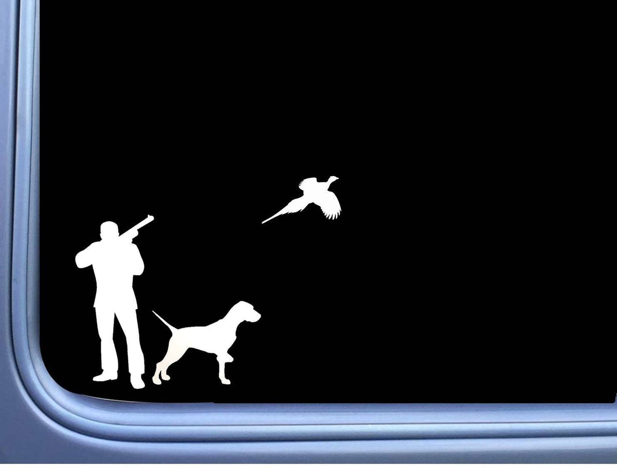 Pheasant English Pointer Vinyl Decal – 8 Inch
