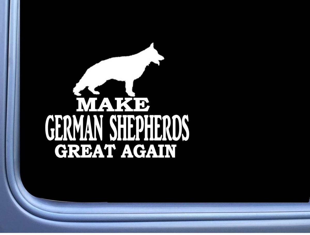 German Shepherd Maga Flag Dog Vinyl Decal – 7 Inch