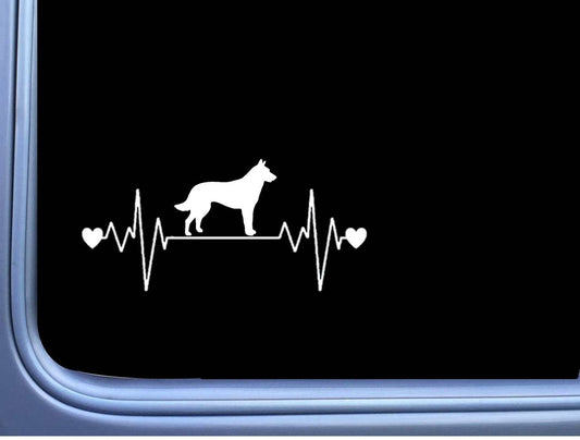 Dutch Shepherd Lifeline Vinyl Decal – 8 Inch