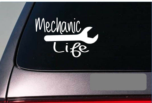 Mechanic Life Jdm Racing Engine Turbo Filter Vinyl Decal