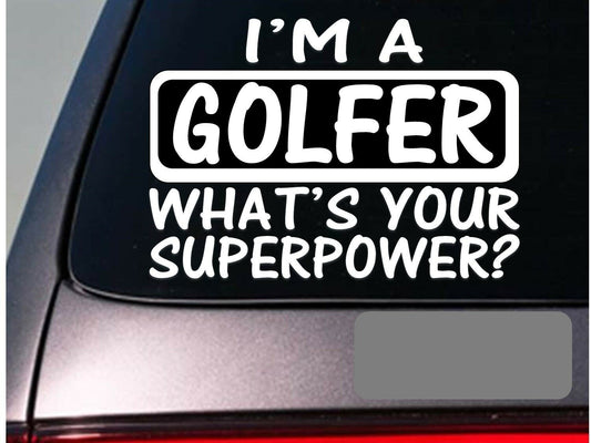 I'm a Golfer Vinyl Decal
