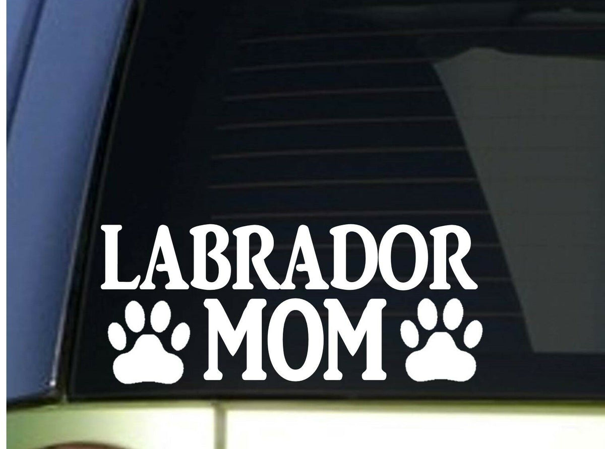 Lab Mom Vinyl Decal – 8.5 Inch