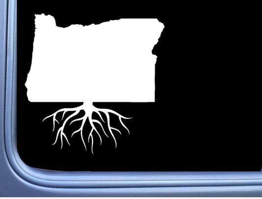 Oregon Roots Vinyl Decal – 6 Inch