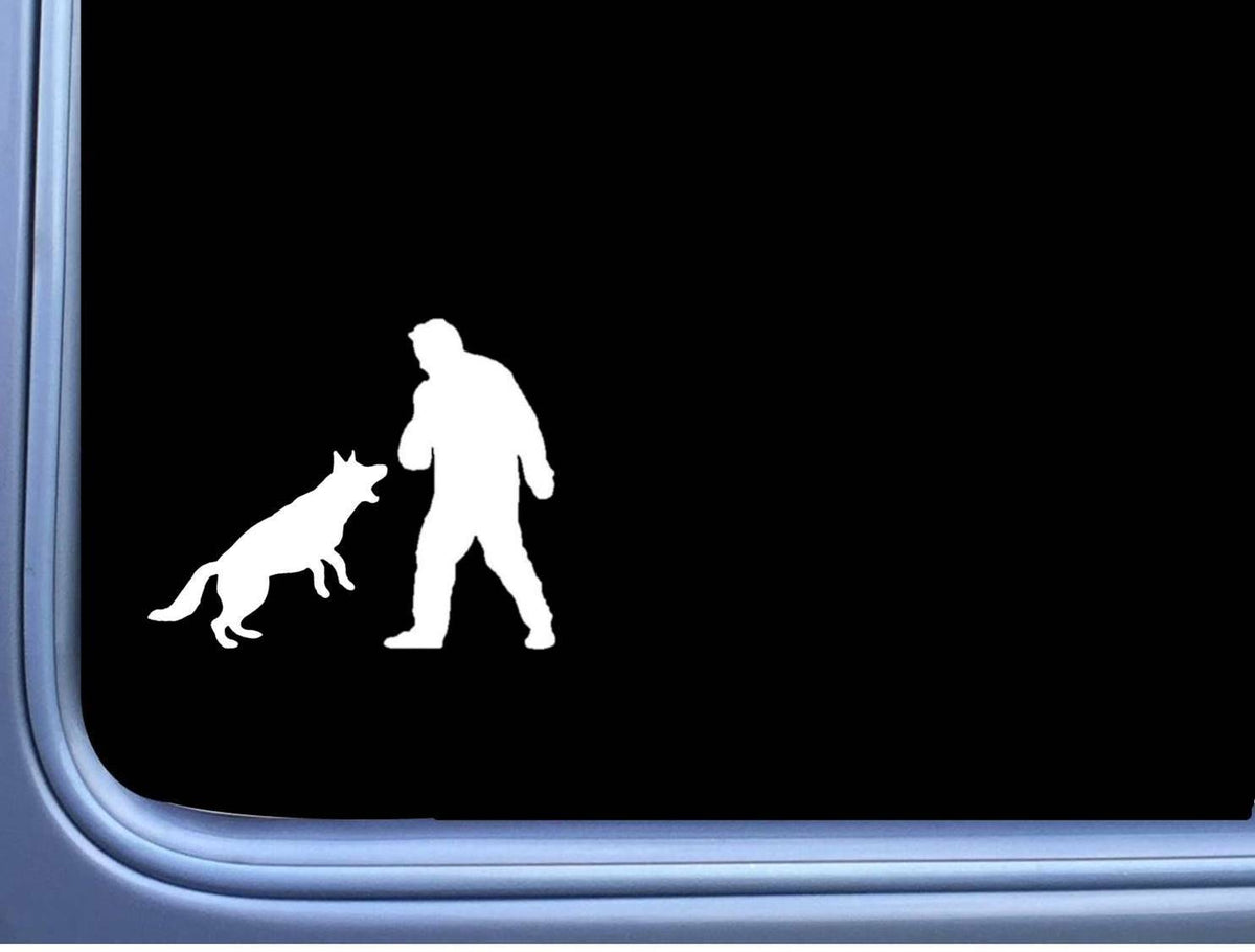 Schutzhund German Shepherd Vinyl Decal – 6 Inch