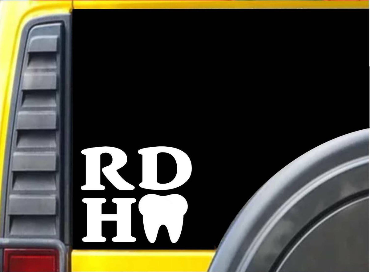 Rdh Tooth Dental Hygienist Dentist Vinyl Decal – 6 Inch