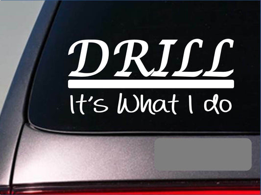 Drill Vinyl Decal