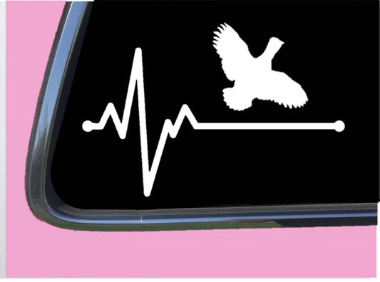 Quail Lifeline Vinyl Decal – 8 Inch