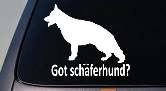 Got Sch‚ferhund? German Shepherd Dog Vinyl Decal