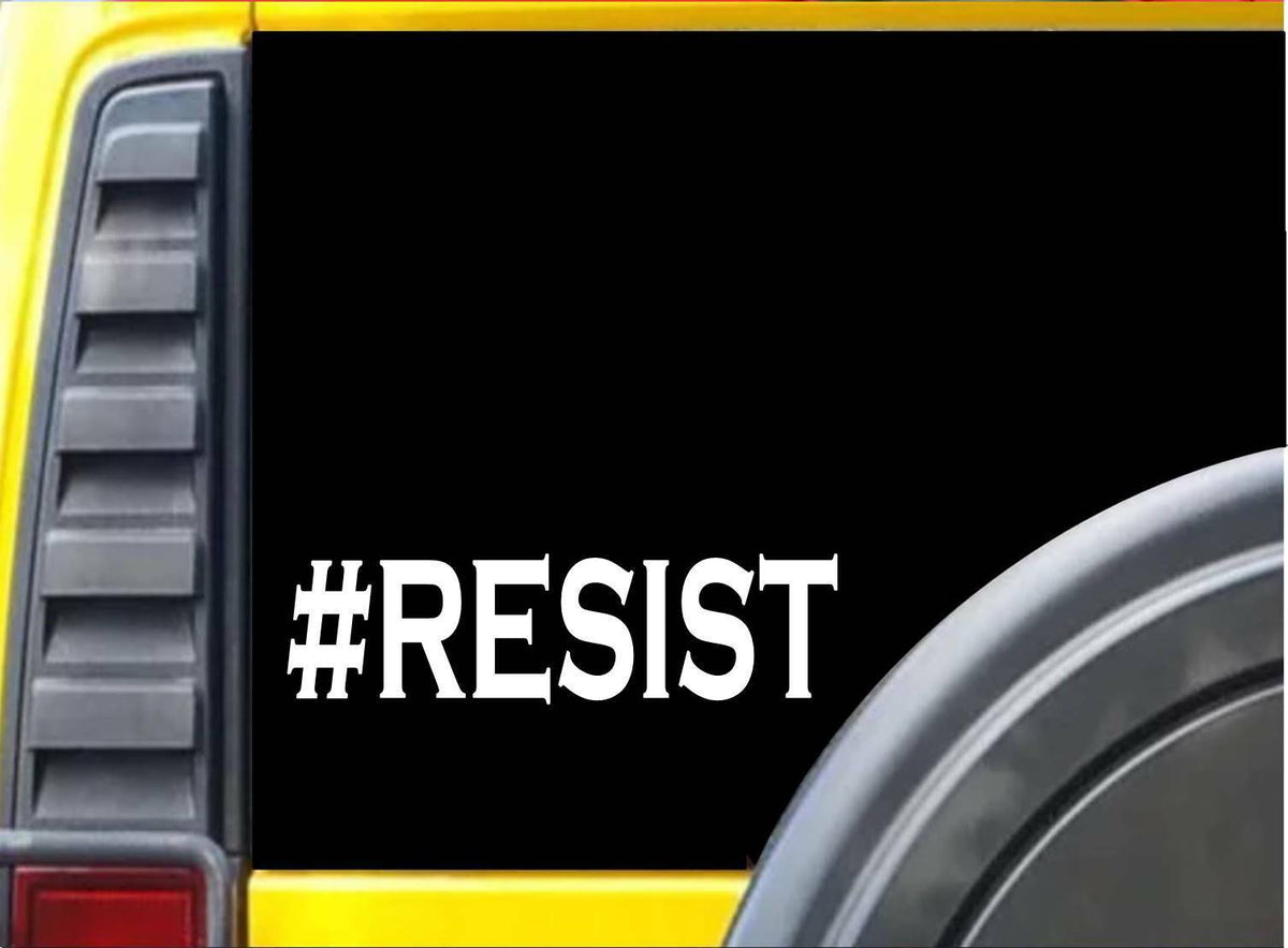 #Resist Vinyl Decal – 8 Inch