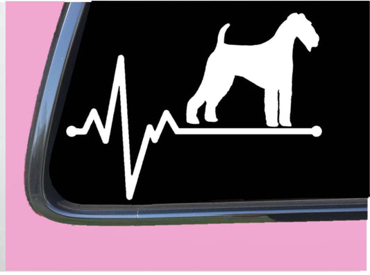 Airedale Lifeline Vinyl Decal – 8 Inch