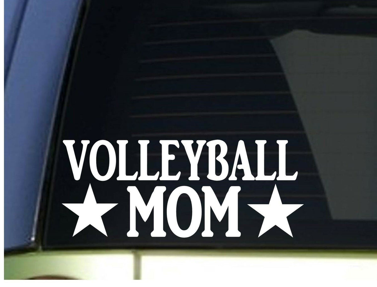 Volleyball Mom Vinyl Decal – 8.5 Inch