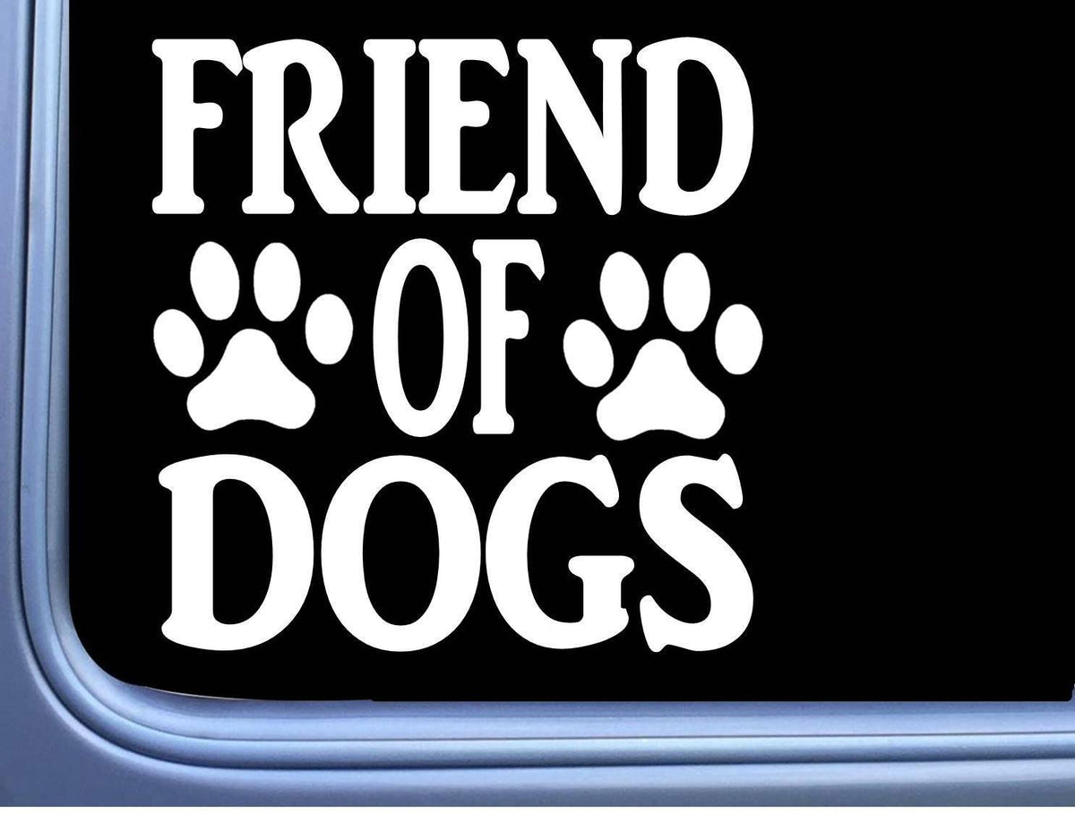 Friend of Dogs Vinyl Decal – 6 Inch