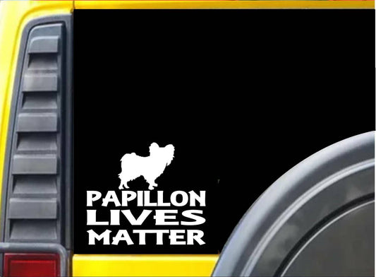 Papillon Lives Matter Vinyl Decal – 6 Inch