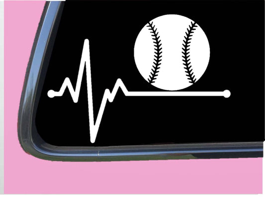 Baseball Lifeline Vinyl Decal – 8 Inch