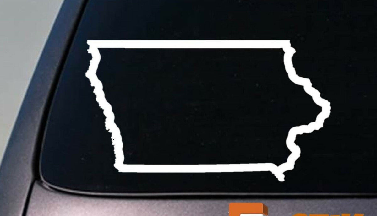 Iowa State Vinyl Decal – 6 Inch