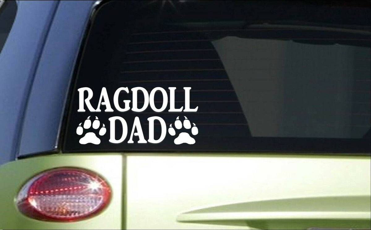 Ragdoll Dad Vinyl Decal – 8 Inch